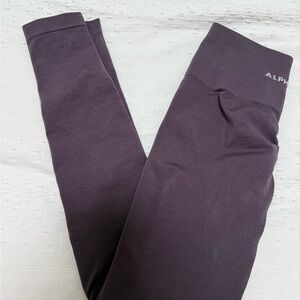 Alphalete Gray Leggings High Waist Performance